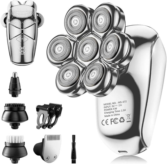 SHPAVVER Afeitadoras de cabeza para hombres calvos: kit de aseo imp...