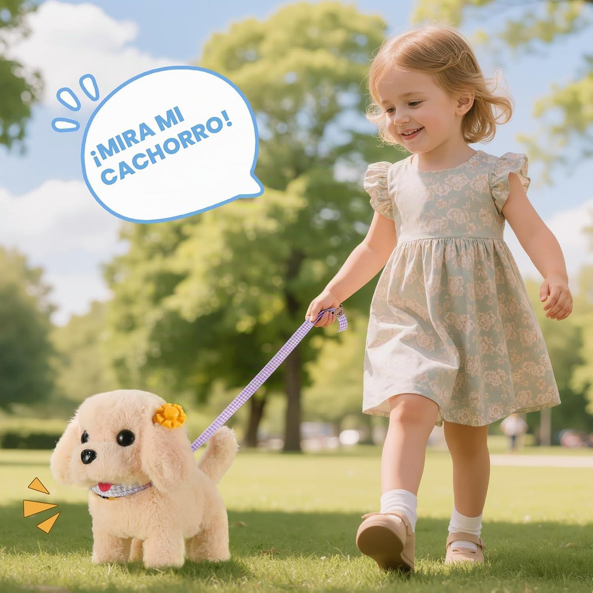 16 piezas de juguetes de perro robot para niños, juguetes para niño...