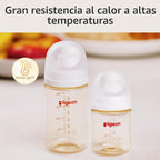 Pigeon PPSU biberón anticólicos de cuello ancho, 5 oz, paquete de 2...