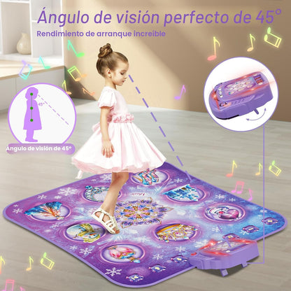 Alfombra de baile para niñas de 3 a 12 años, Frozen Toys Dance Pad...
