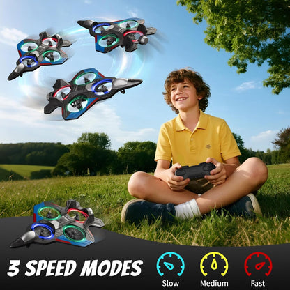 4DRC Aviones de control remoto RC Planes para niños adultos, negro...