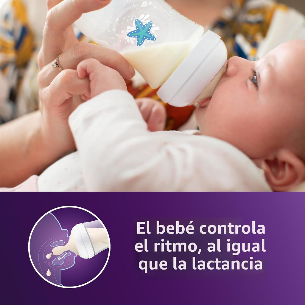 Philips Avent Biberones naturales con pezones de respuesta natural...
