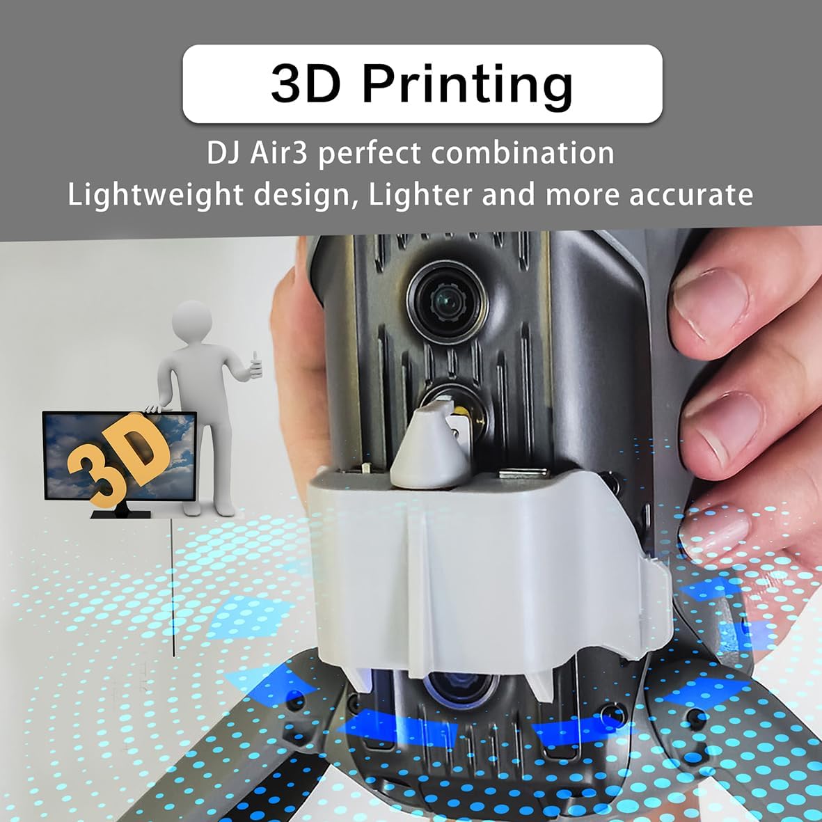 HENWAFX - Sistema de carga útil para DJI Air3 Dron, accesorio de en...