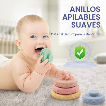 Jyusmile Juguetes para bebés de 6 a 12 meses, juguete Montessori pa...