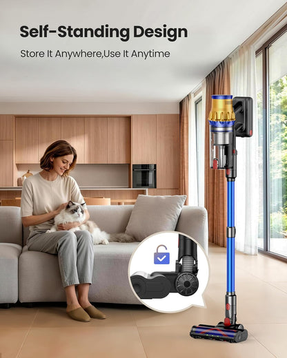 Aspiradora inalámbrica, 650 W\/55 Kpa para el hogar, aspiradora de...