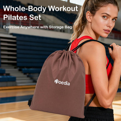 Hoedia Kit de Pilates de 17 Piezas para Mujeres, Equipo de Pilates...