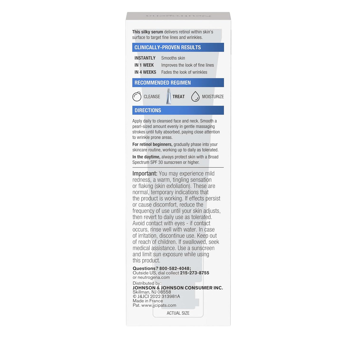 Neutrogena Suero facial de retinol para reparación rápida de arruga...