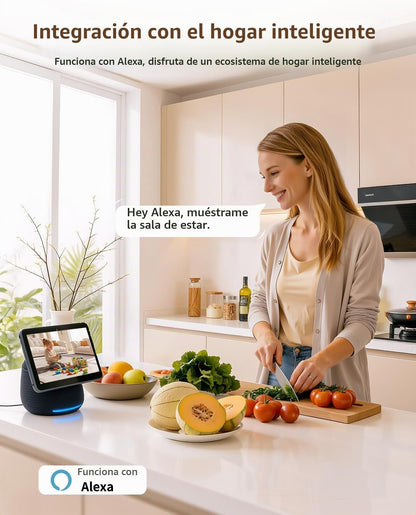 Cámaras 2K para seguridad del hogar, cámara de seguridad WiFi 5G y...