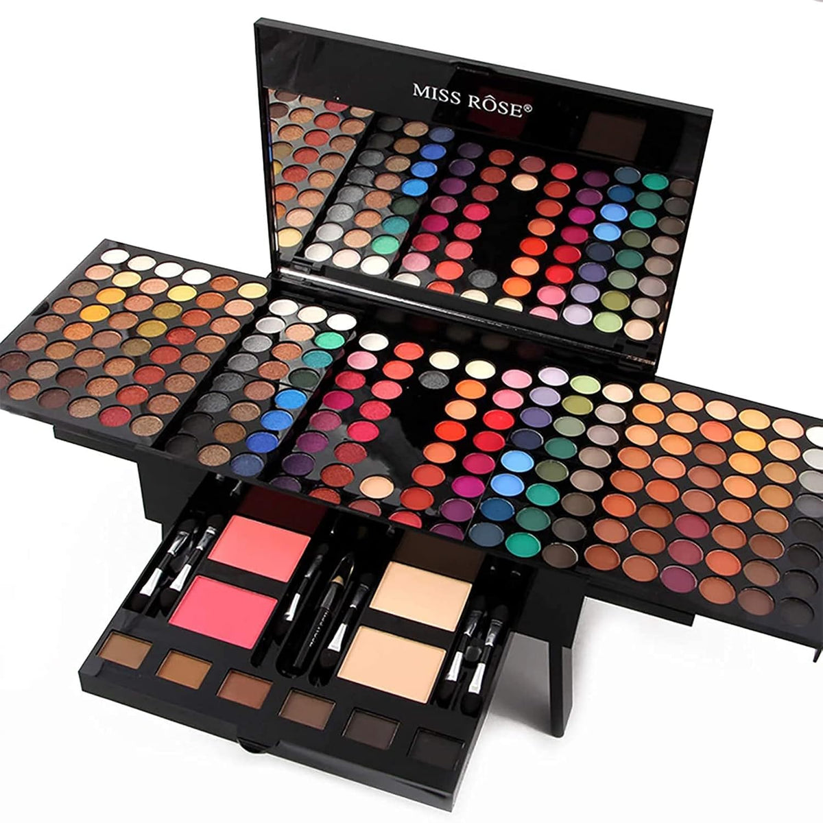 MISS ROSE Juego de caja de piano de maquillaje cosmético de 190 col...