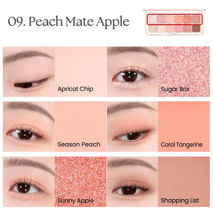 CLIO Pro - Paleta de ojos de aire, sombra de ojos portátil de 12 co...