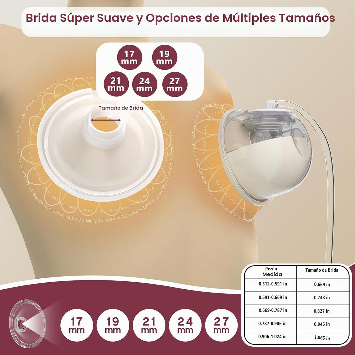 1 juego de 1.063 in CaraCups colección de leche portátil, tazas de...