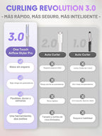 SHEGLAM One Touch Airflow Styler Pro Rotación automática 3.0 Tecnol...