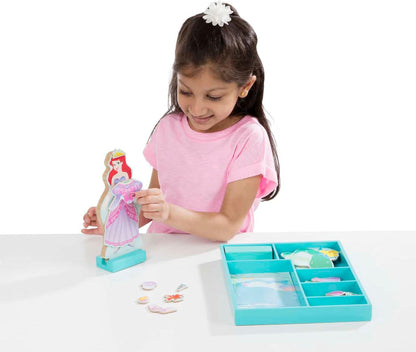 Melissa & Doug \u2013 Juego de disfraces de Ariel | 37 piezas, muñe...