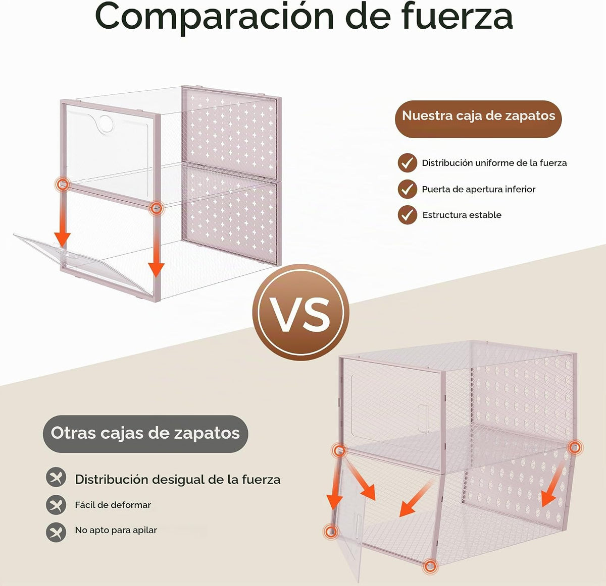 Pinkpum - Paquete de 15 cajas de almacenamiento de zapatos extra gr...