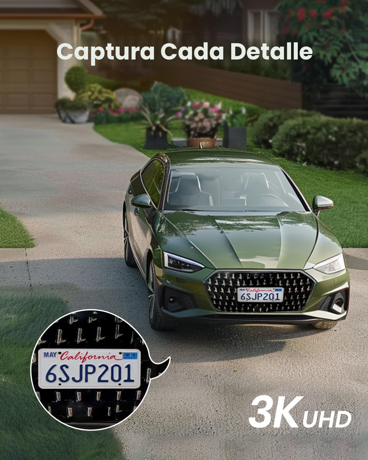aosu seguimiento elegante al aire libre inalámbrico PTZ 360° de la...