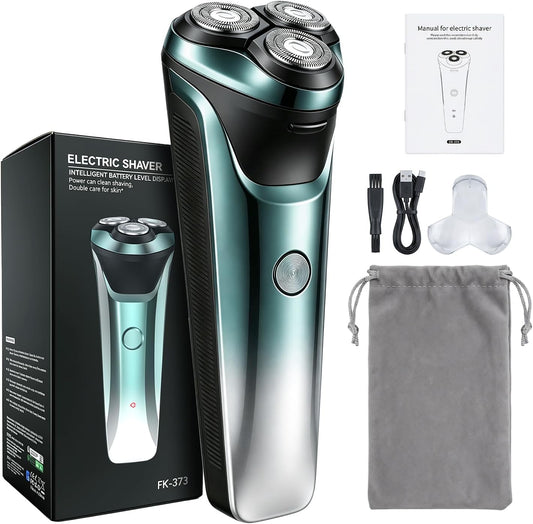 Ordele Maquinilla de afeitar eléctrica para hombres, afeitadora elé...