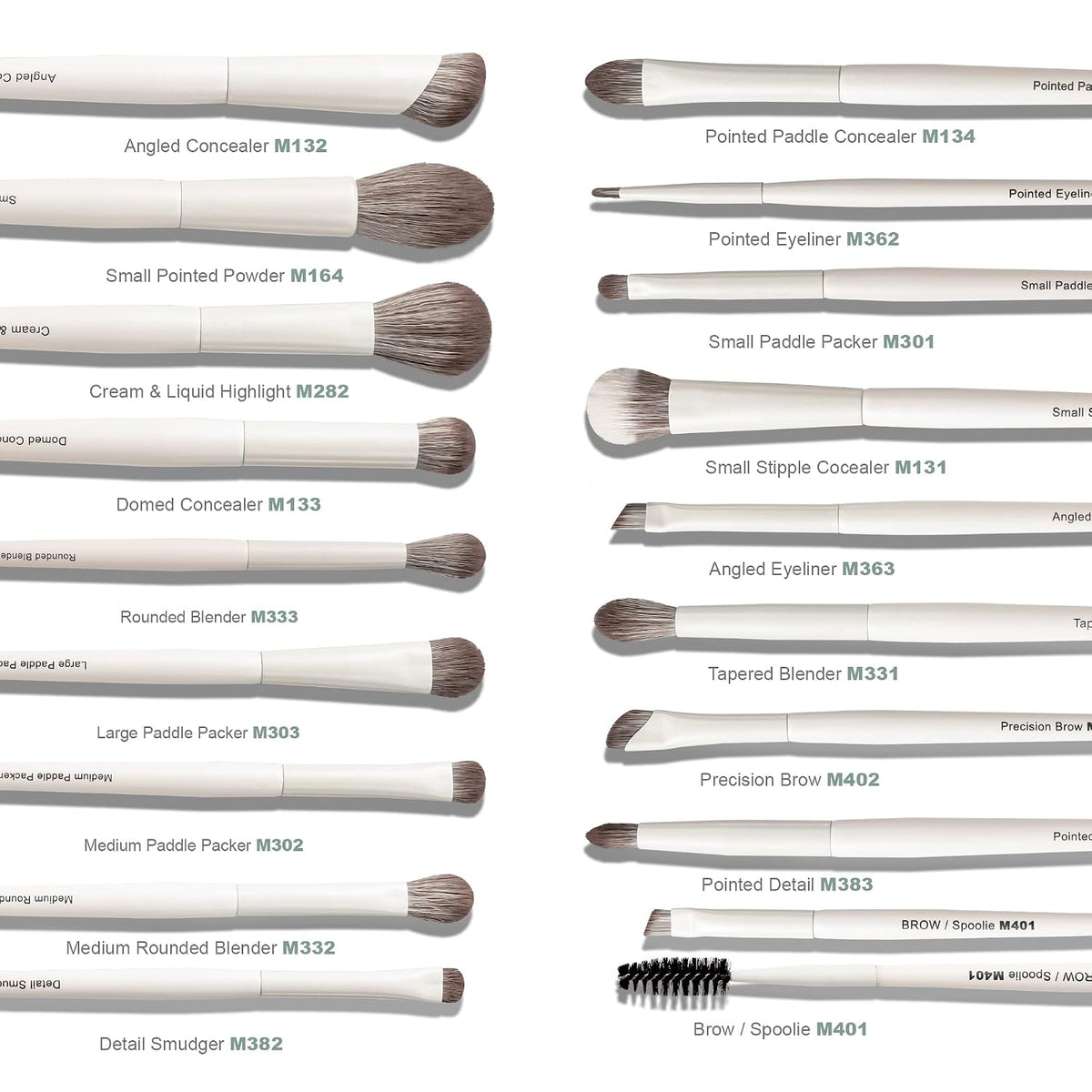 Vynestra Juego de 30 brochas de maquillaje de grado profesional con...