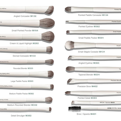 Vynestra Juego de 30 brochas de maquillaje de grado profesional con...