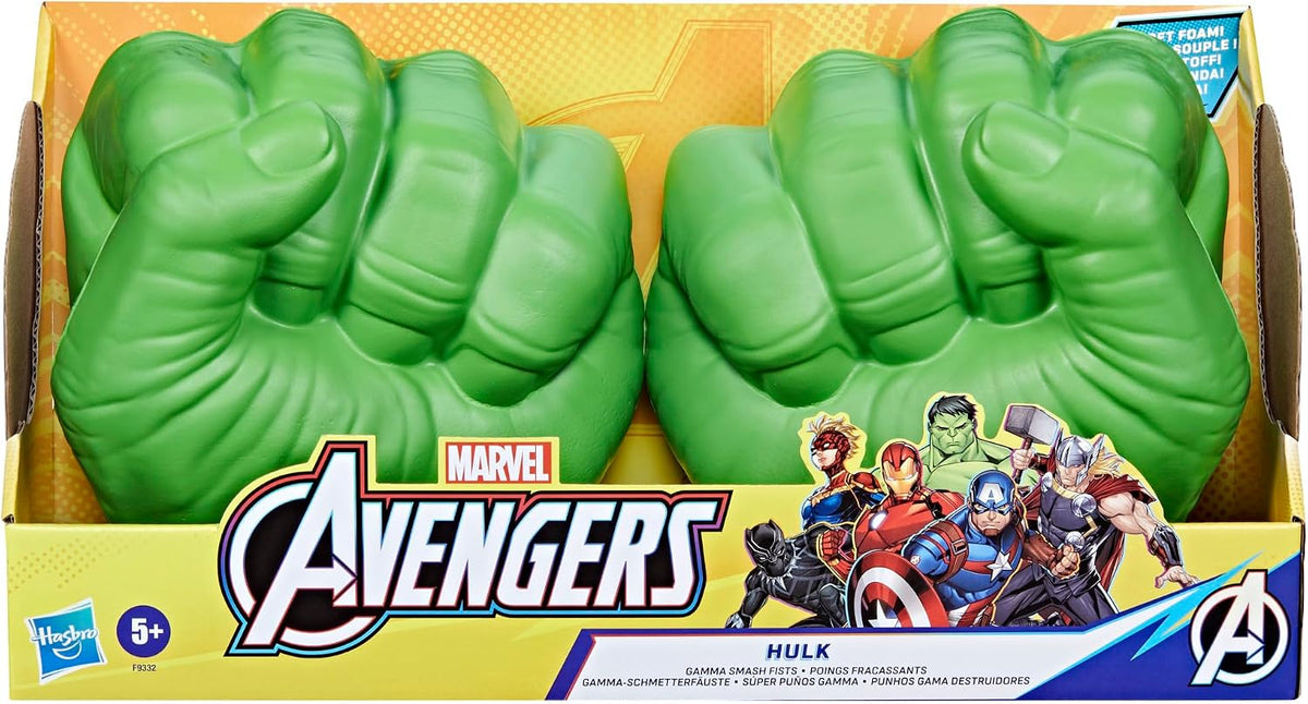 Marvel Puños de Hulk Gamma Smash, juguete de espuma suave para jueg...