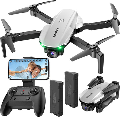 SIMREX Dron con cámara para niños principiantes y adultos \u2013 Cu...