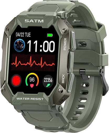 AMAZTIM Relojes inteligentes para hombres y mujeres 5ATM e IP69K |...