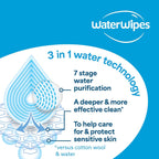 WaterWipes Sensitive+ Toallitas para recién nacidos y bebés, 3 en 1...