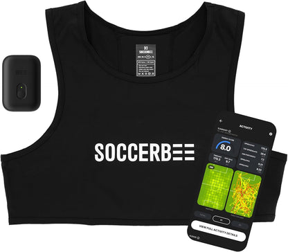 SOCCERBEE - Chaleco rastreador GPS de fútbol BEE PRO 2 (pequeño) |...