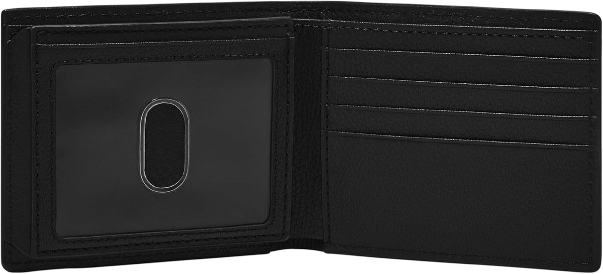 Fossil Carson - Cartera plegable de piel para hombre con identifica...