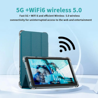 IWEGGO Tablet Android 14 con funda, 7 pulgadas 8 GB RAM+32 GB ROM\/...