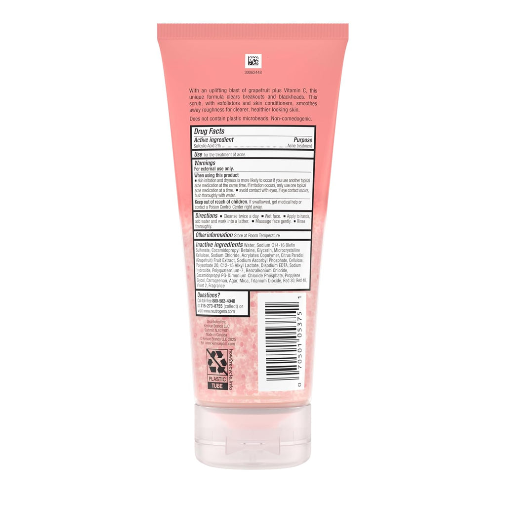 Limpiador facial de Neutrogena para el acné sin aceite, Rosado | Li...