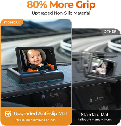 Itomoro Cámara de coche para bebé, alimentada por USB, fácil instal...