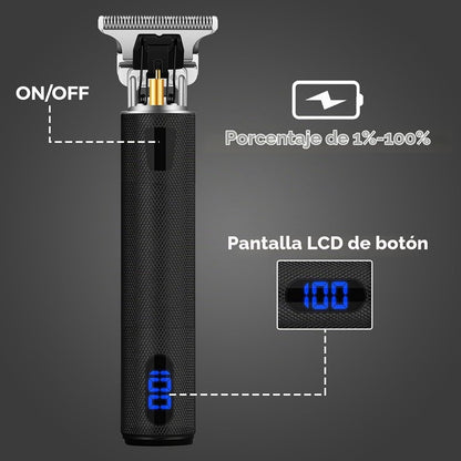 Recortadora de Cabello Profesional para Hombres, Recortadora de Bar...