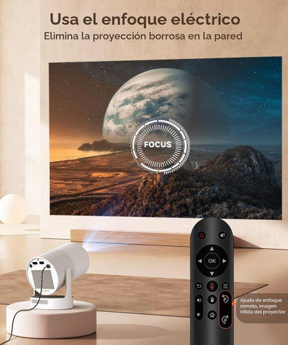 Magcubic Mini proyector con WiFi 6 y Bluetooth 5.4【Enfoque eléctric...