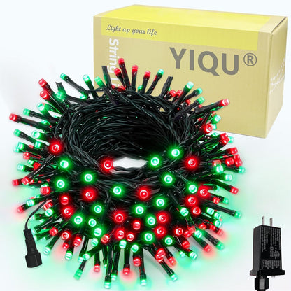 Tira de luces de Navidad extensibles de 75.8 pies con 200 luces LED...