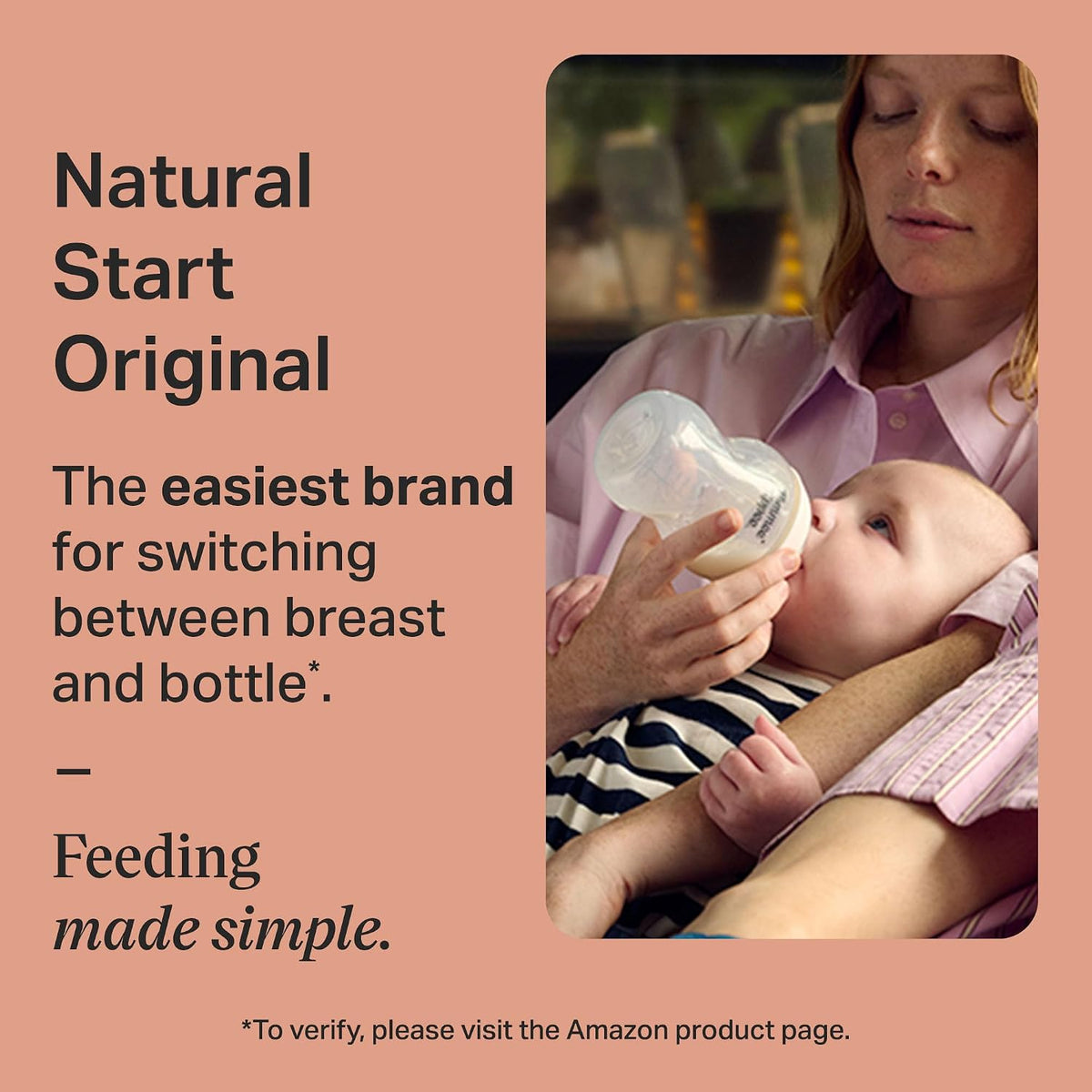 Tommee Tippee Natural Start - Biberones anticólicos de 9 onzas sin...