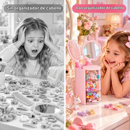 Luscinia - Organizador de accesorios para el cabello con soporte pa...