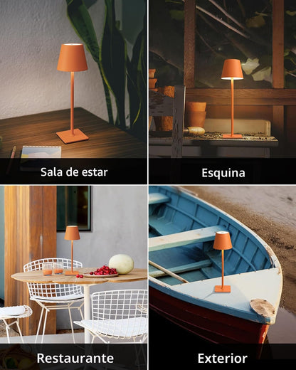 KDG Paquete de 2 Lámparas de Mesa Inalámbricas, Lámpara de Escritor...