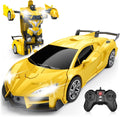 Qumcou Coche de Control Remoto Transformable 1:16, Juguetes para ni...