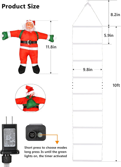 Toodour Luces LED de Navidad – Luces decorativas de Navidad de 11.5...