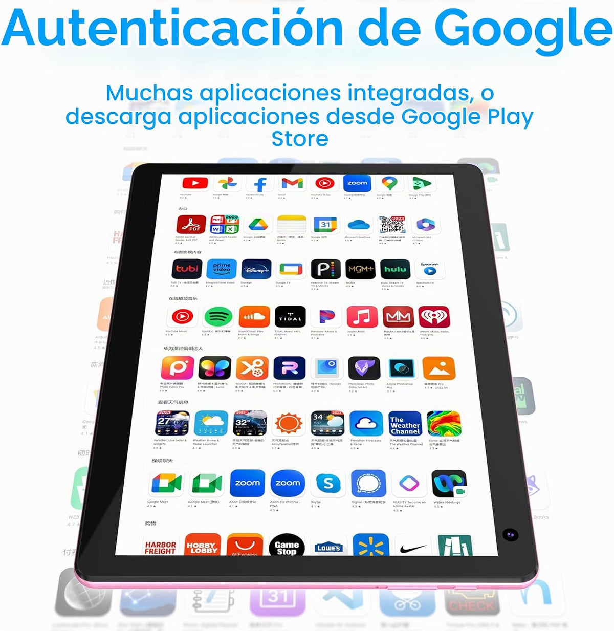 COOPERS Tablet 10 pulgadas, Android 15 Tablet, 32GB ROM 1TB Expandi...