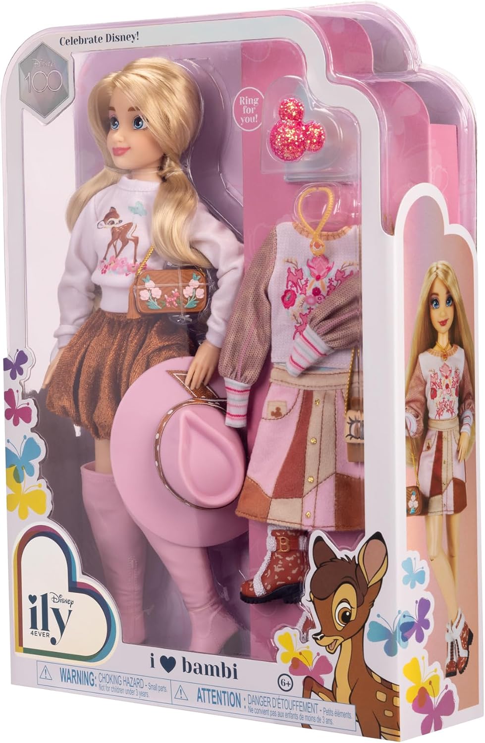 Disney ily 4EVER Muñecas Disney 100 - Bambi de 11.5 pulgadas de alt...