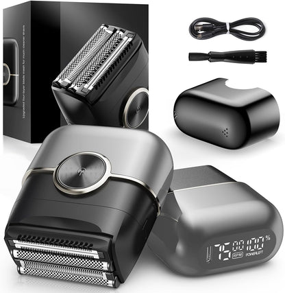 Afeitadoras eléctricas para hombres: 4 cuchillas flotantes y pantal...