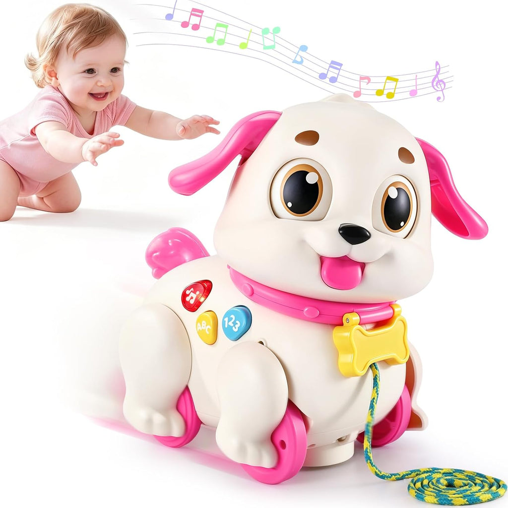 Yunaking Juguete musical para cachorros de 1 año, juguetes para beb...