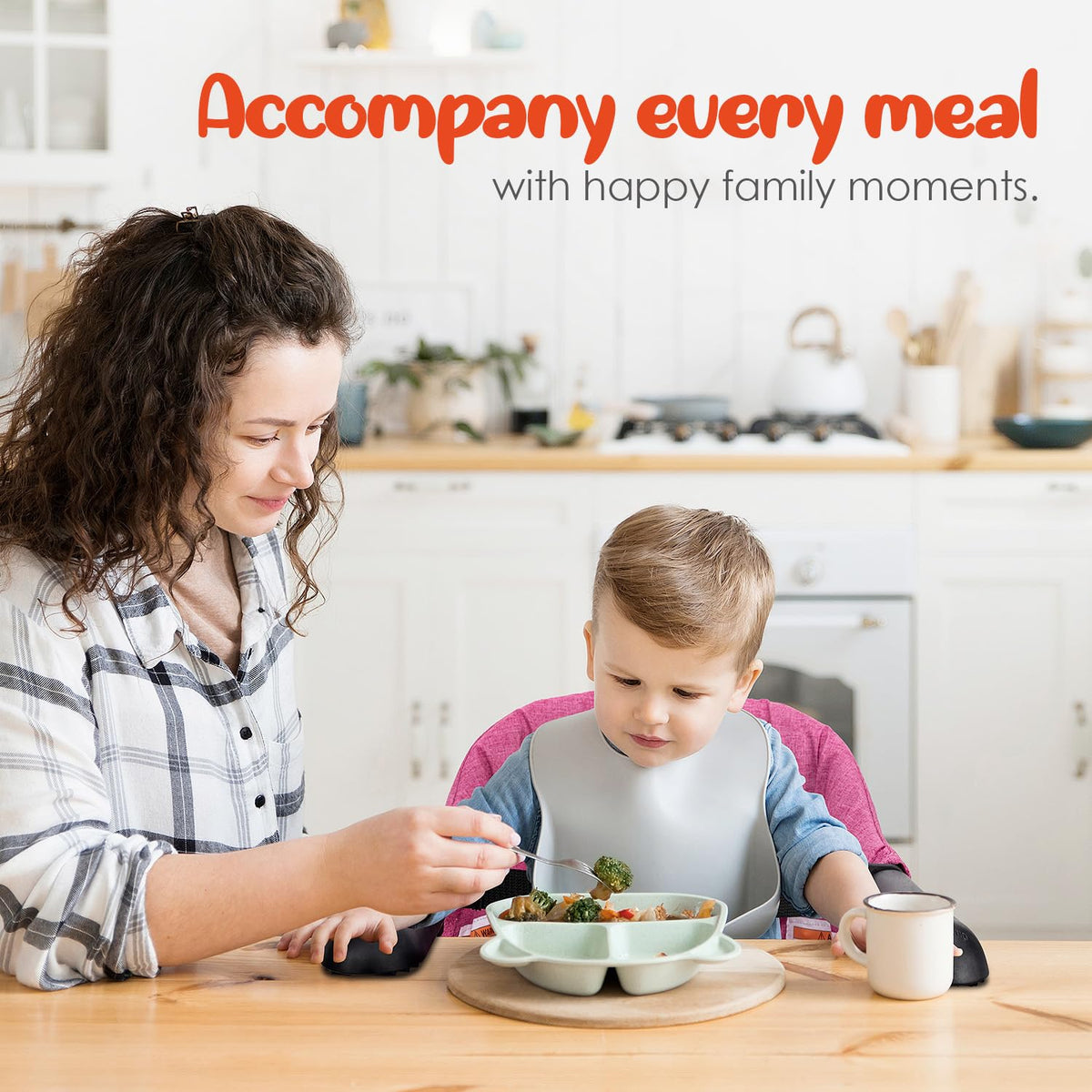 Silla alta de gancho, portátil y plegable para bebés de 6 a 36 mese...