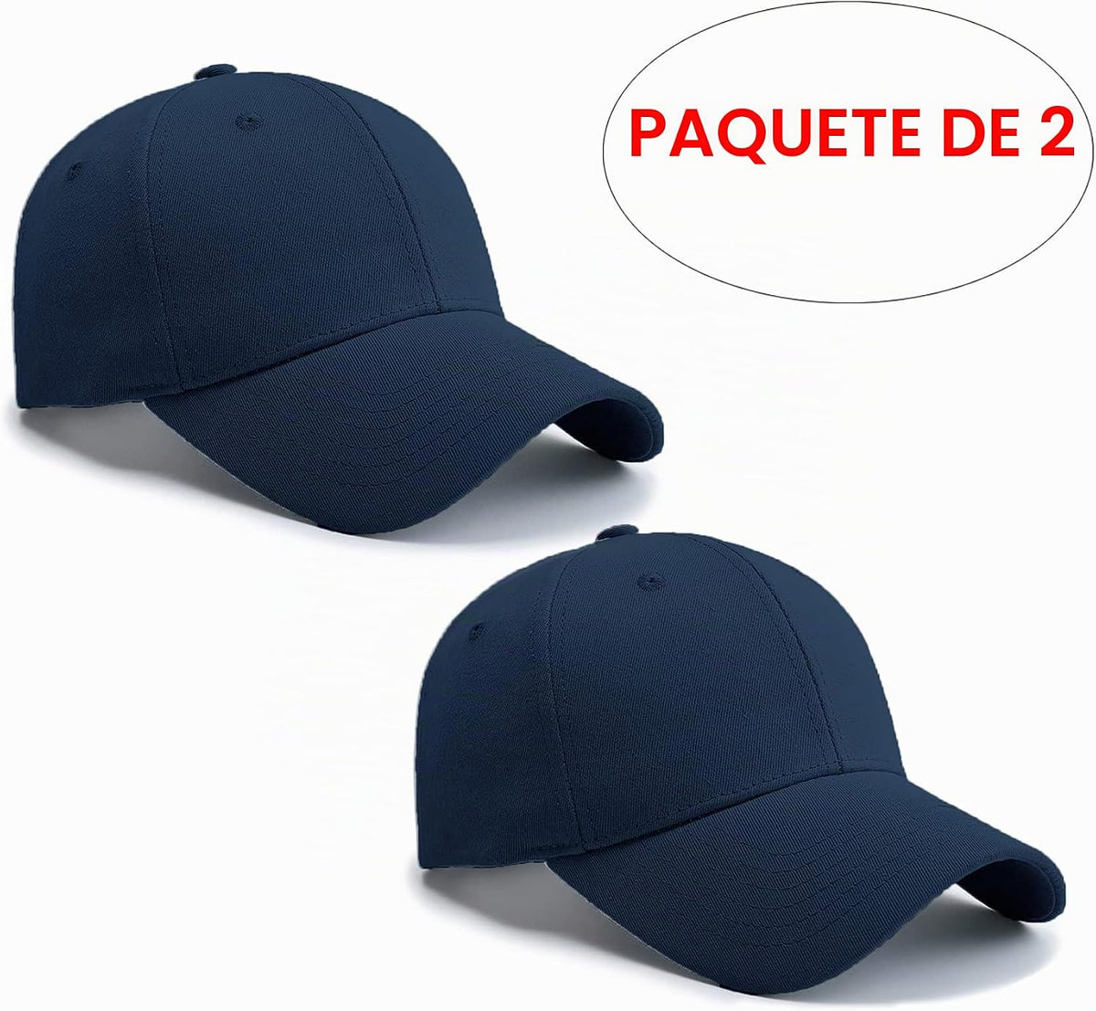 PFFY 2 paquetes de gorra de béisbol Golf Dad Hat para hombres y muj...