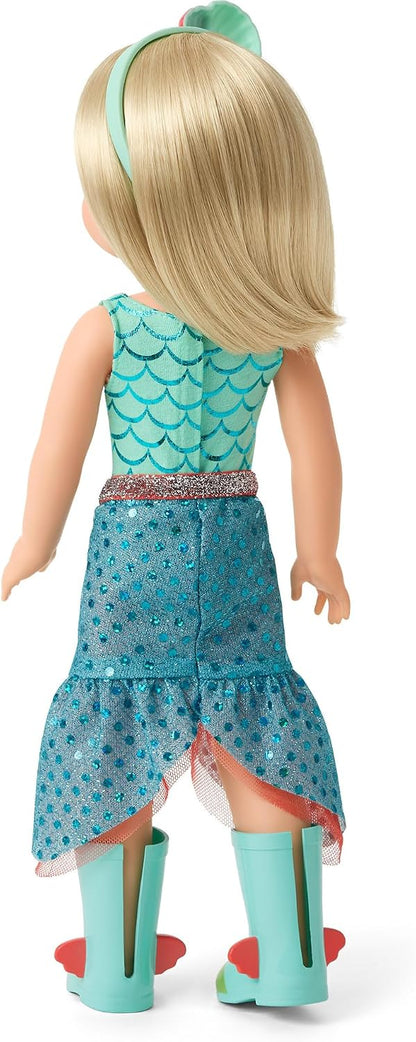 American Girl WellieWishers - Muñeca Camille de 14.5 pulgadas con l...