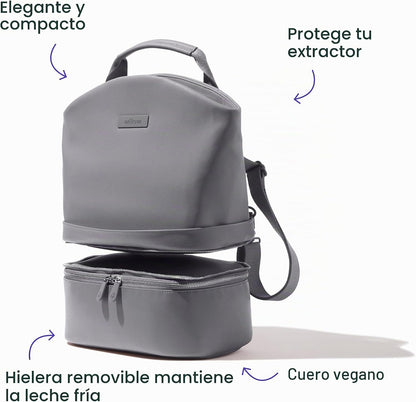 Willow Bolsa de extractor de leche, gris, enfriador de leche matern...