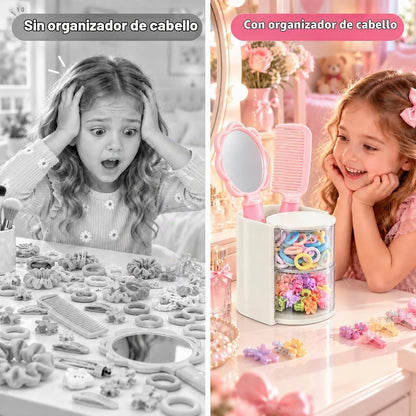 Luscinia - Organizador de accesorios para el cabello con soporte pa...