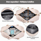 LOVEVOOK - Bolso para pañales con estuche para chupete y cambiador,...