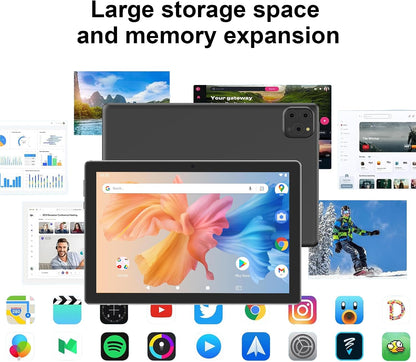 ICONLINK - Tablet Android 16 de 10 pulgadas, 12 (3+9) GB RAM+64GB R...